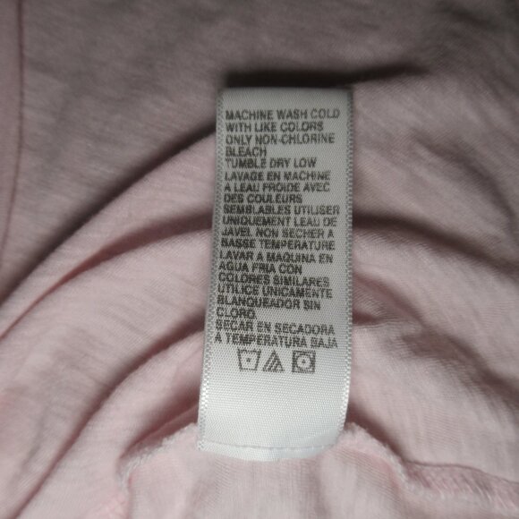 James Perse Standard Pink Scoop Neck Tee | Size 3 (Large) - Picture 7 of 9